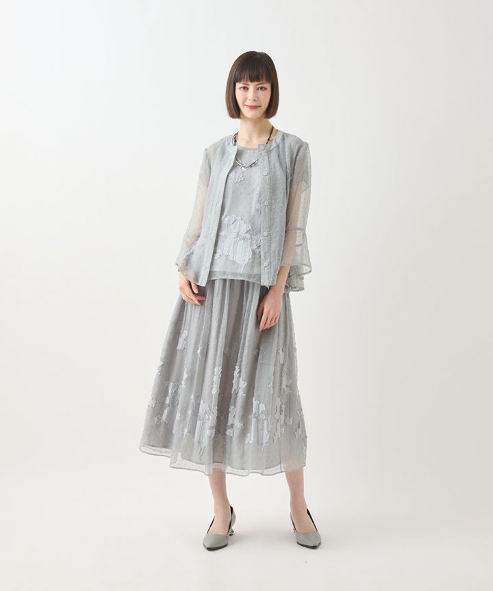 HIROKO BIS｜パデッドジップアップジャケット | Rakuten Fashion